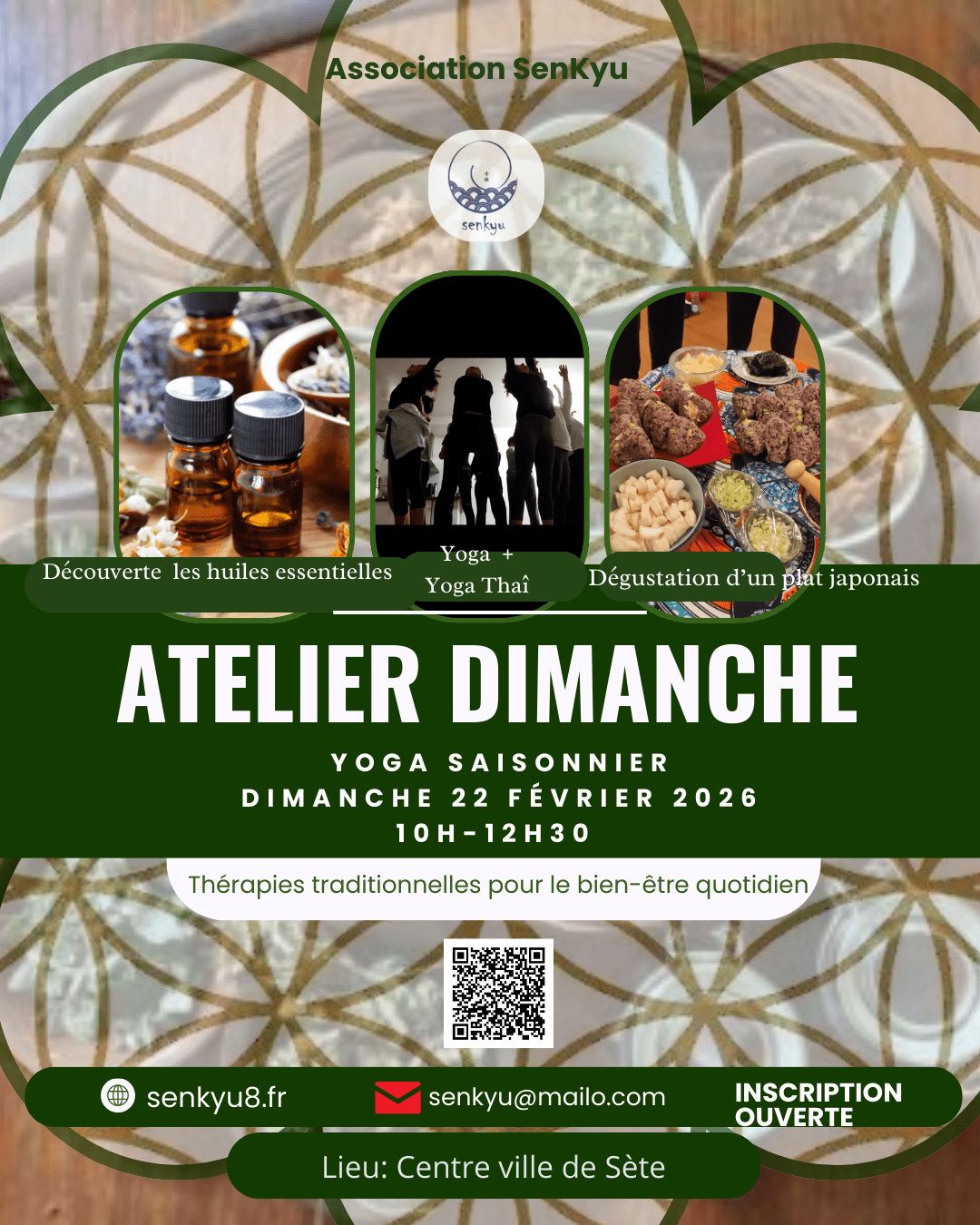 Atelier Yoga Saisonnière – Pratique et&nbsp;Dégustation